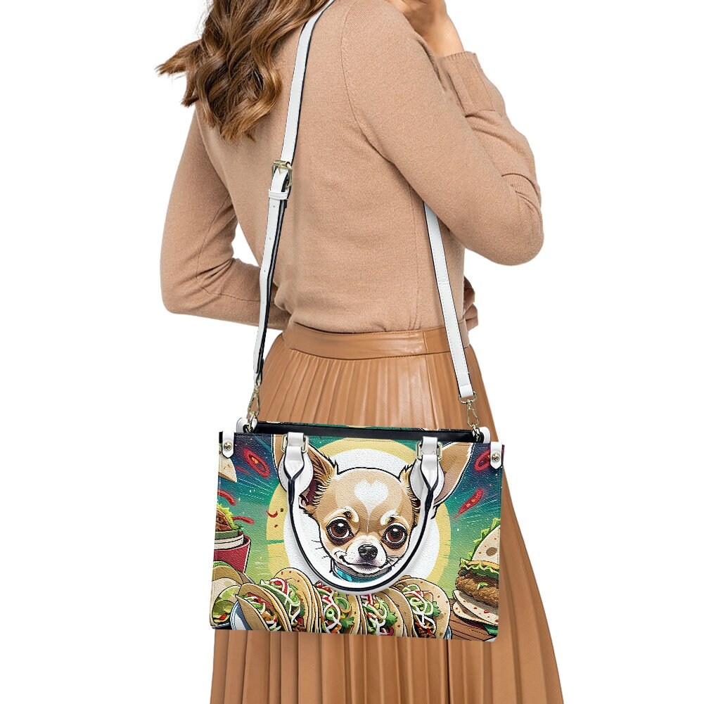 Chihuahua Taco Purse Bag