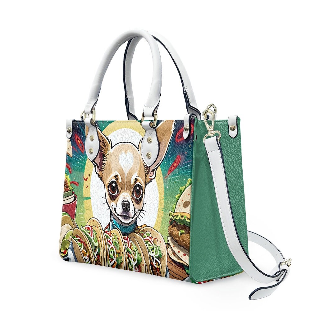 Chihuahua Taco Purse Bag