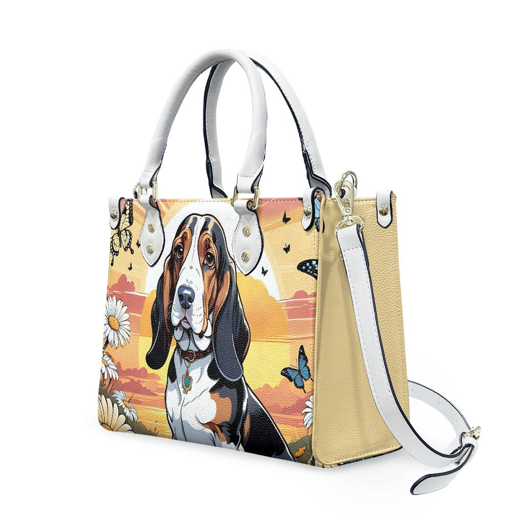 Basset hound bag purse