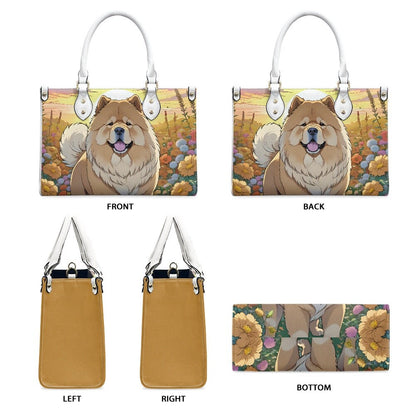 chow chow dog purse bag