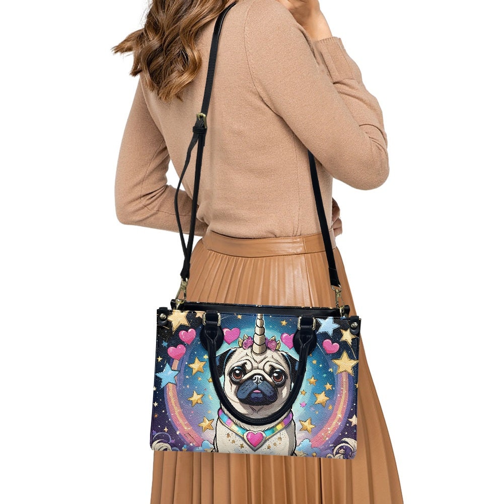 Unicorn Pug Purse Bag