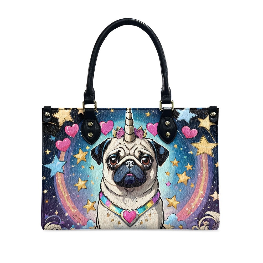 Unicorn Pug Purse Bag