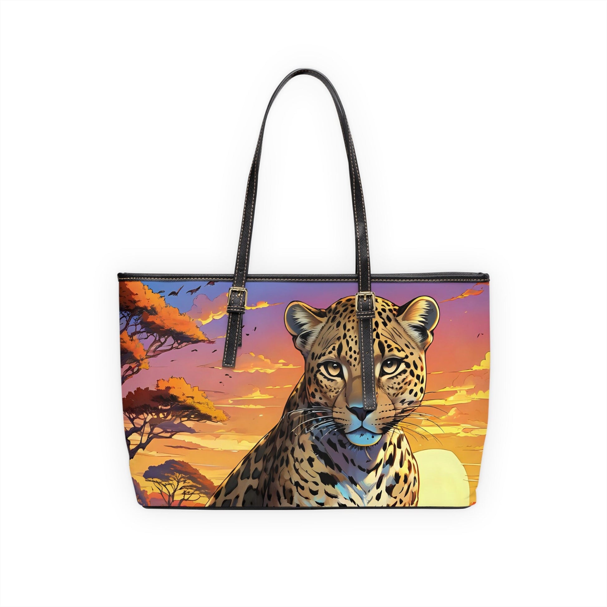 Leopard PU Leather Shoulder Bag