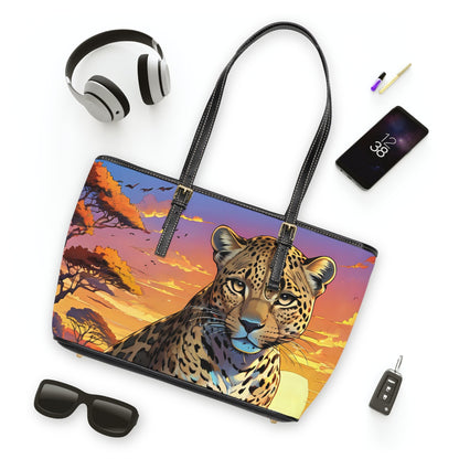 Leopard PU Leather Shoulder Bag