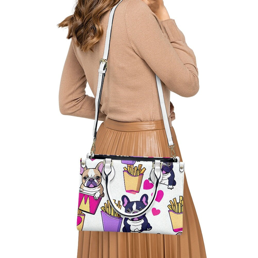 frenchie french fry purse bag tote