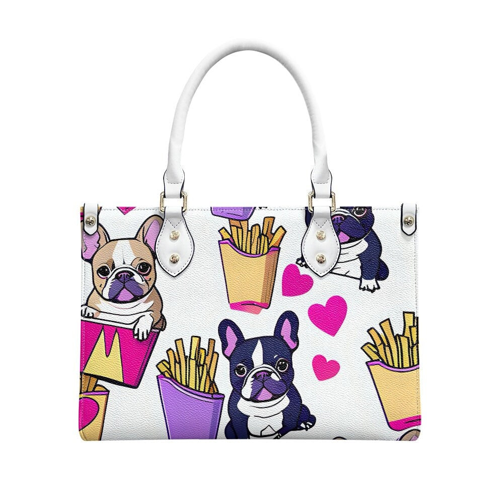 frenchie french fry purse bag tote