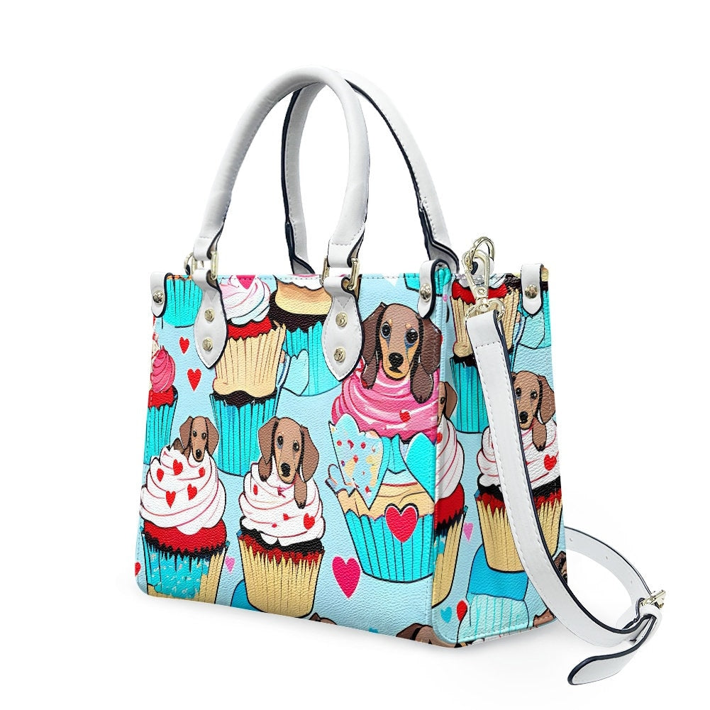 dachshund cupcake bag purse