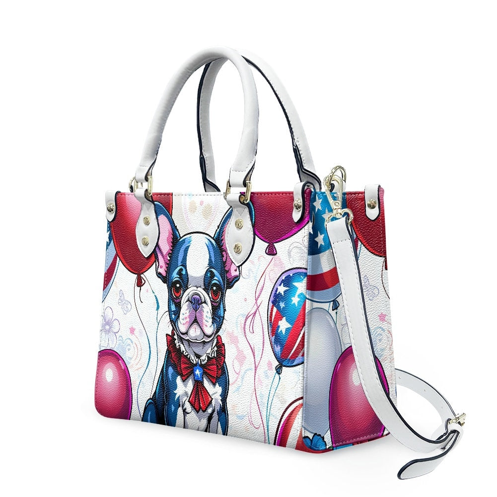 Frenchie bag patriotic purse gift