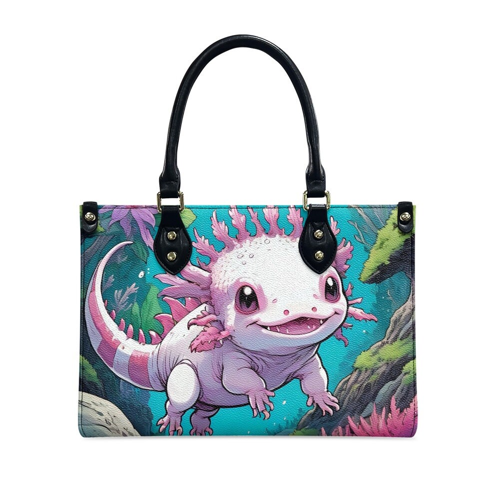 Axolotl purse bag tote