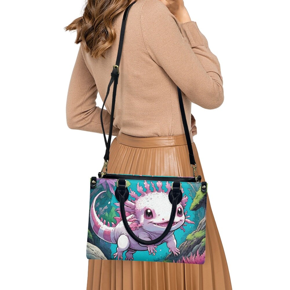 Axolotl purse bag tote