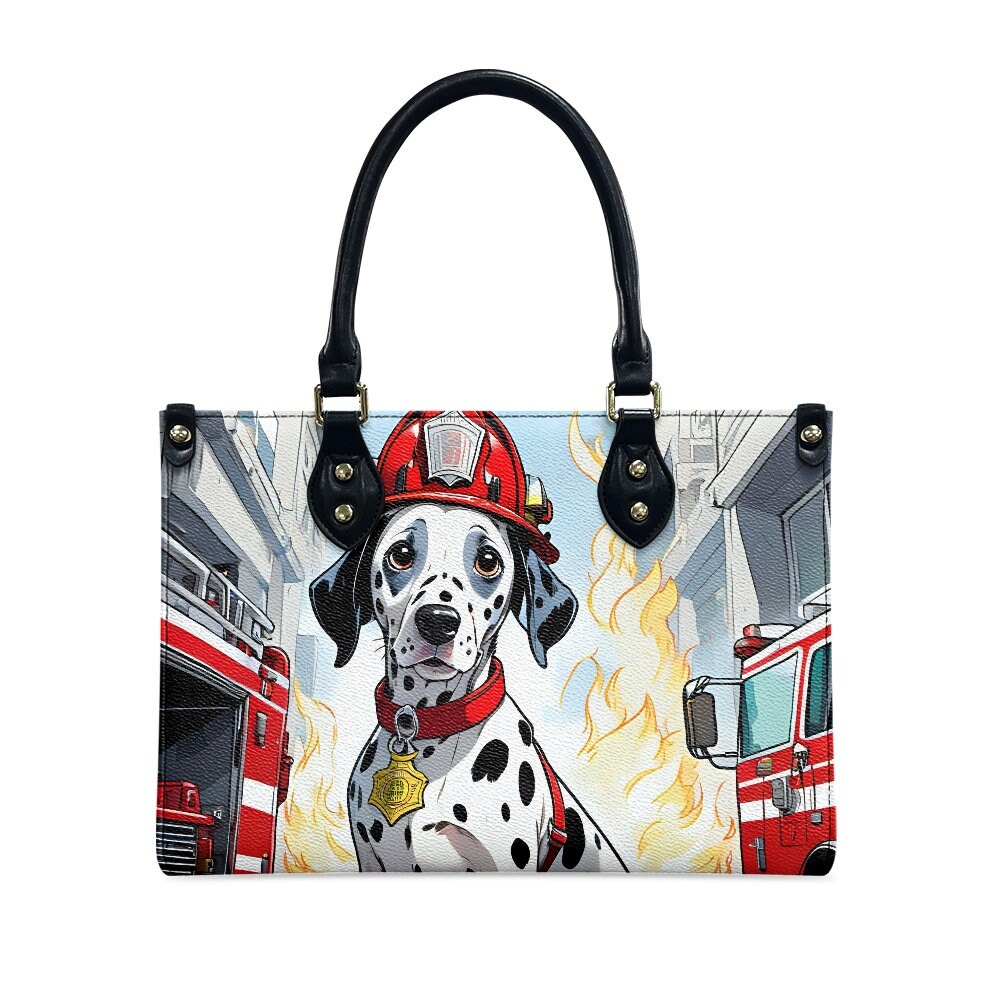 Dalmatian bag firefighter purse