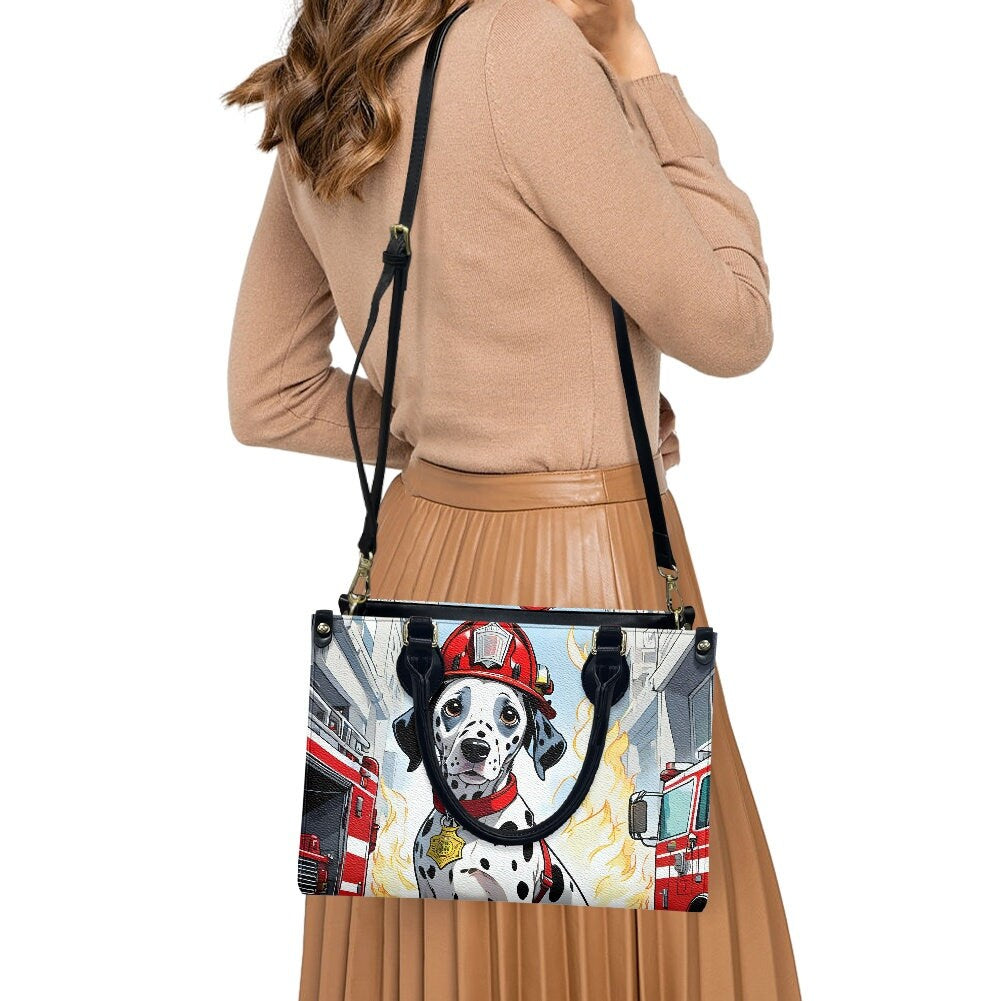 Dalmatian bag firefighter purse