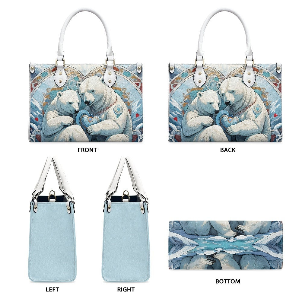 Polar bear purse bag