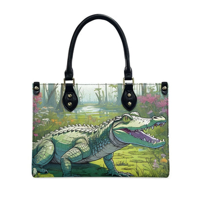 Alligator purse bag