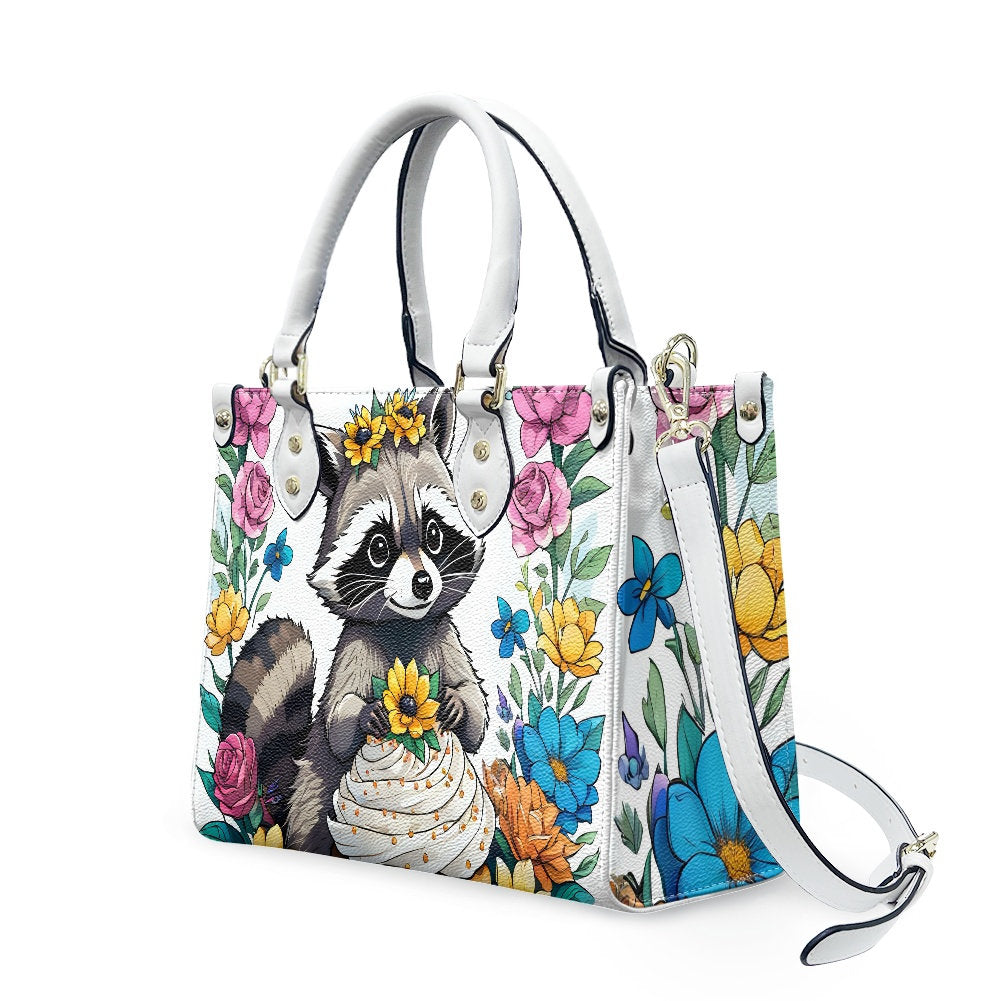 Raccoon purse cupcake bag