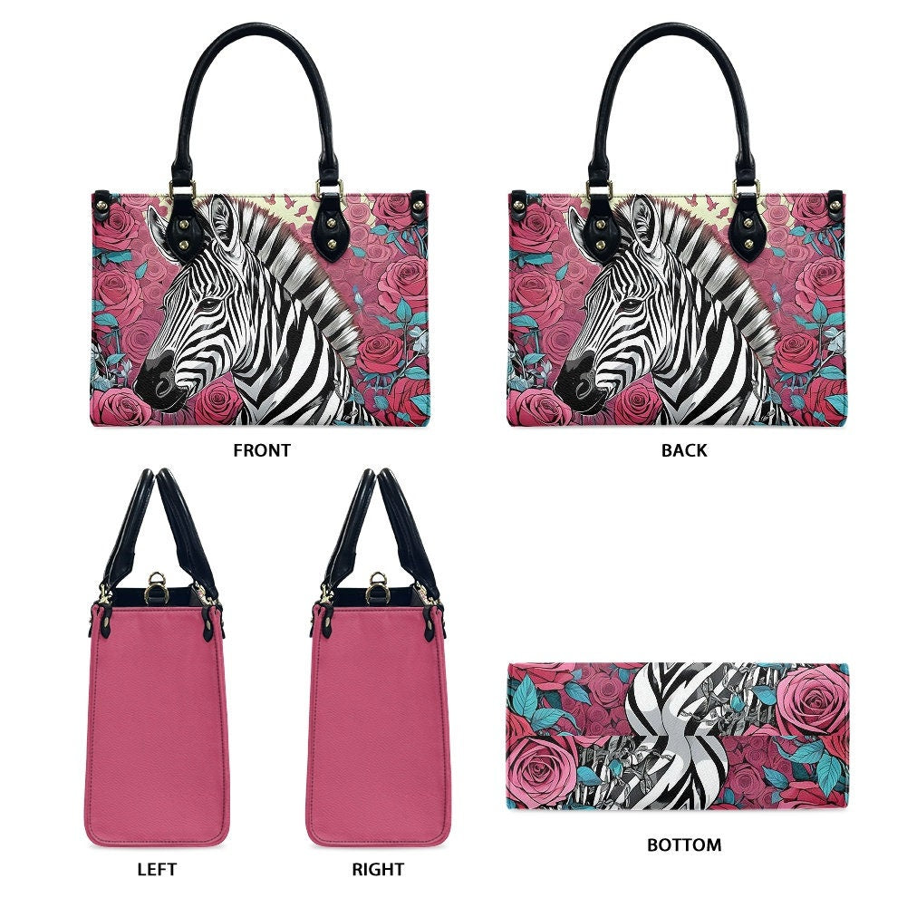 Zebra purse bag