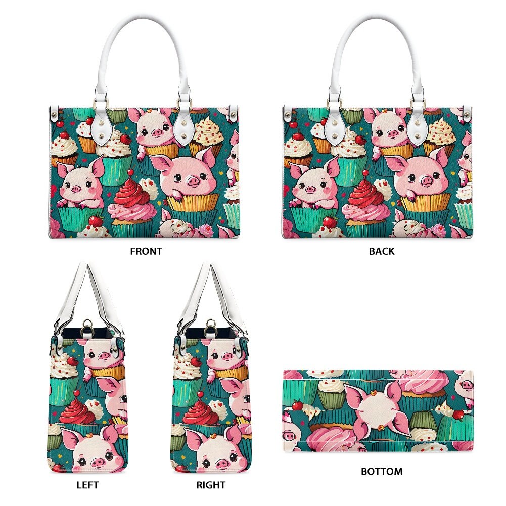 Pig Cupcake purse bag