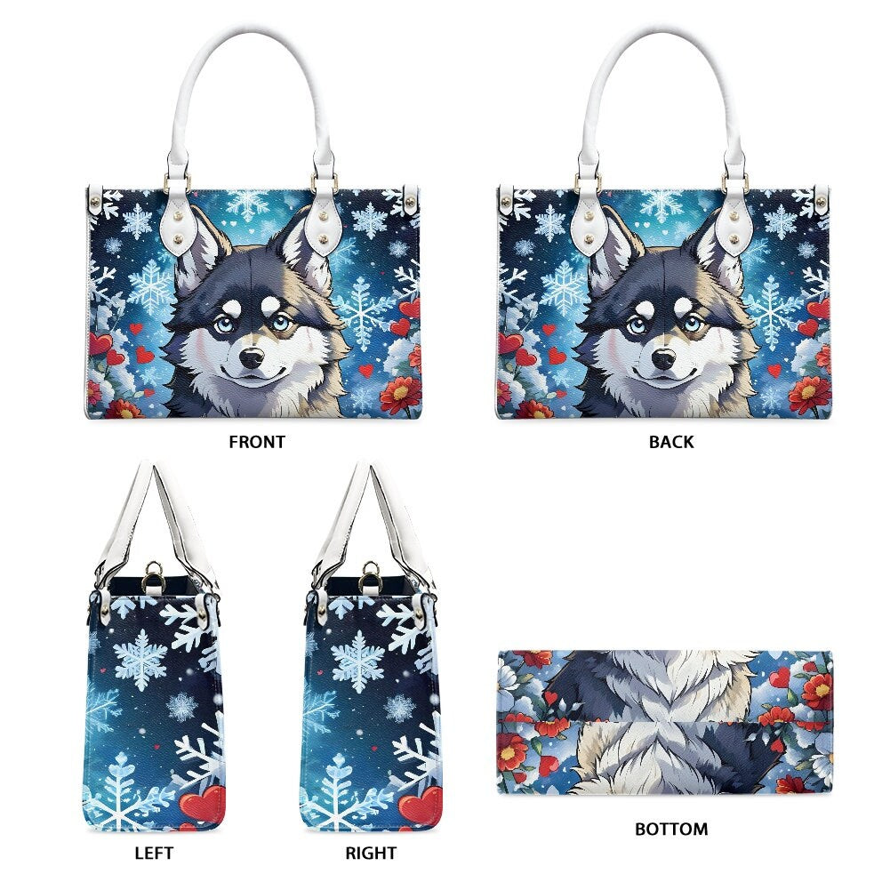 Pomsky purse bag