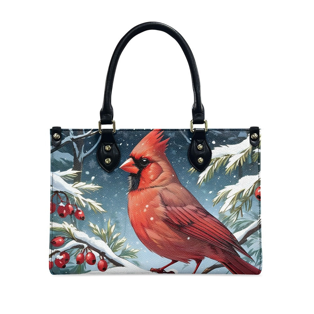 Cardinal red bird purse bag