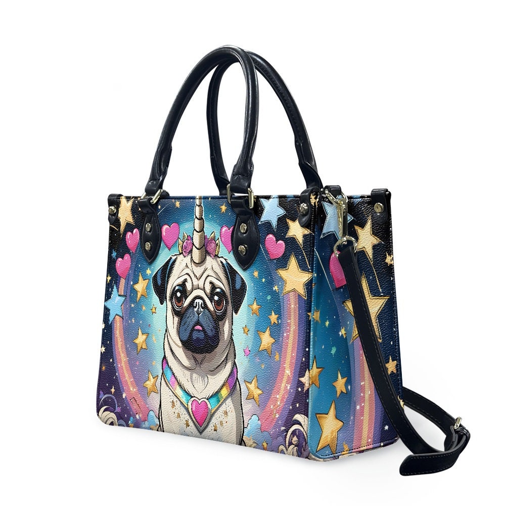 Unicorn Pug Purse Bag