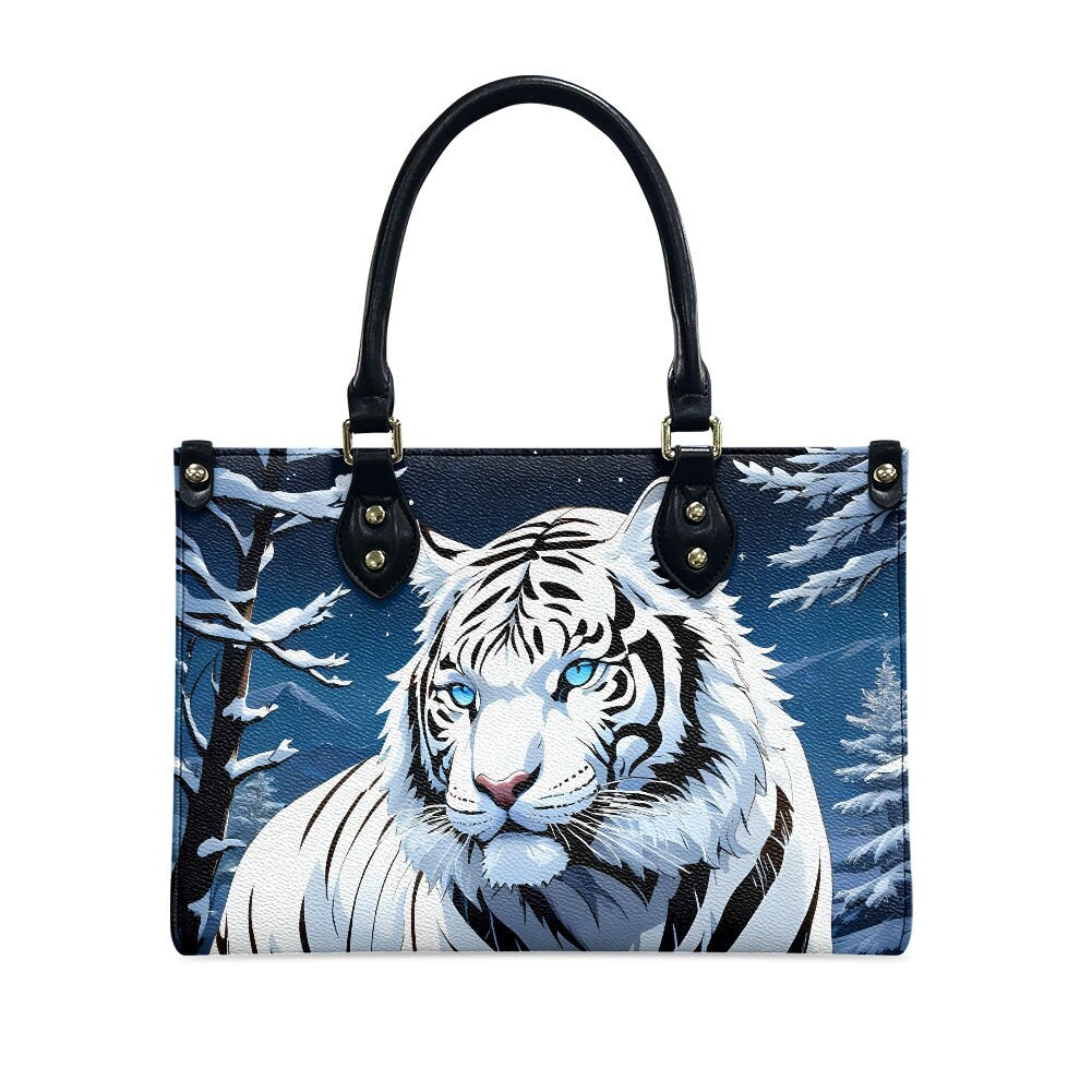 Siberian White Tiger Bag Purse