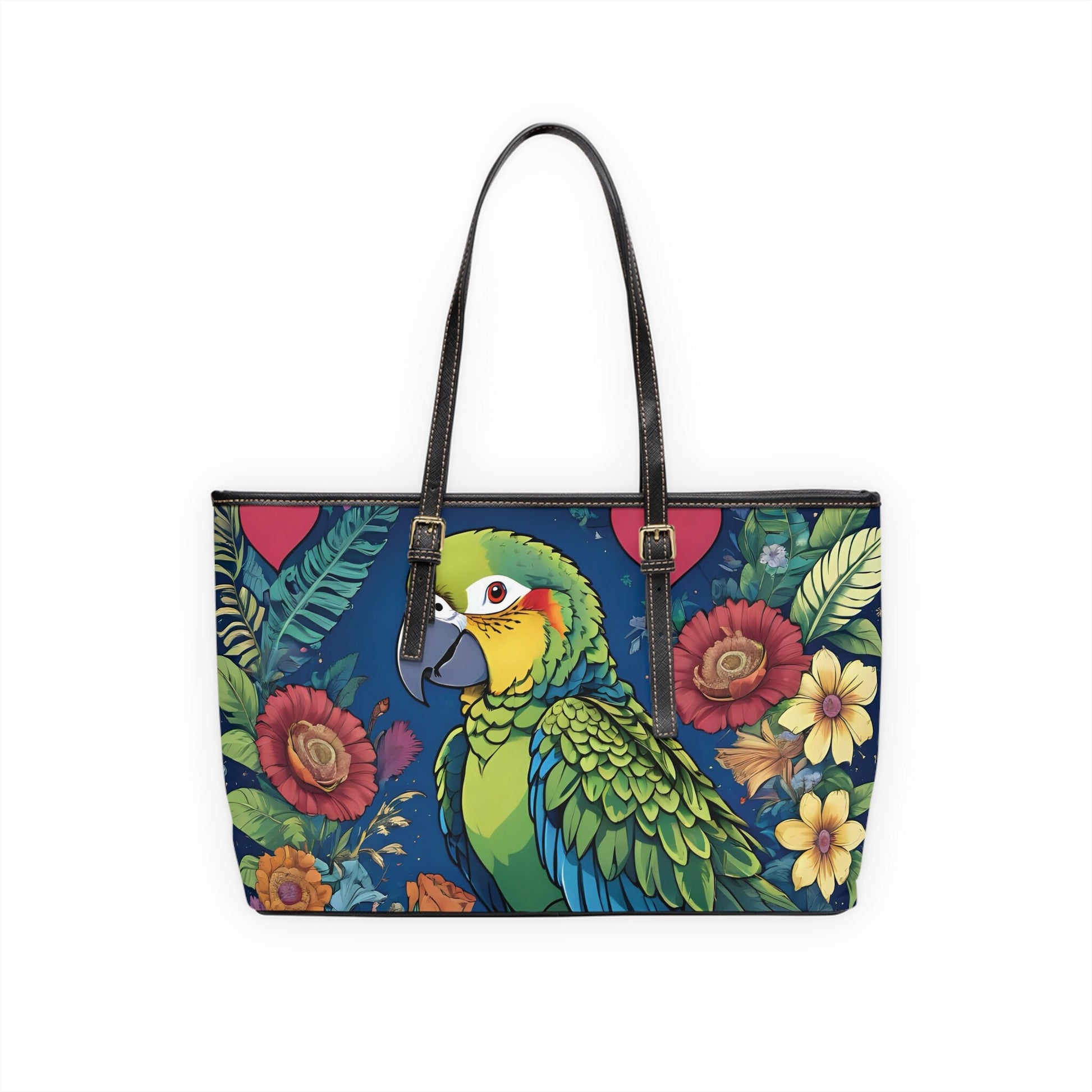 Parrot PU Leather Shoulder Bag