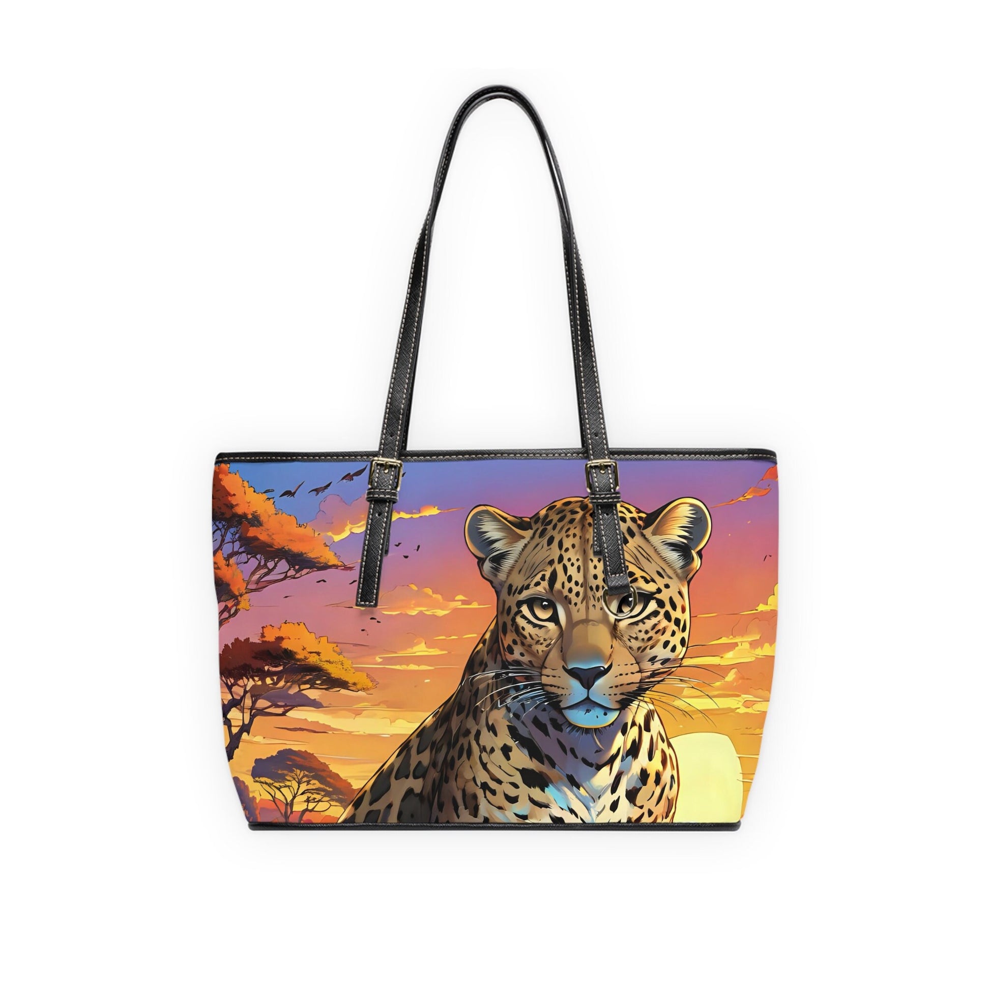 Leopard PU Leather Shoulder Bag