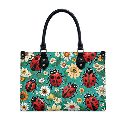 floral lady bugs purse