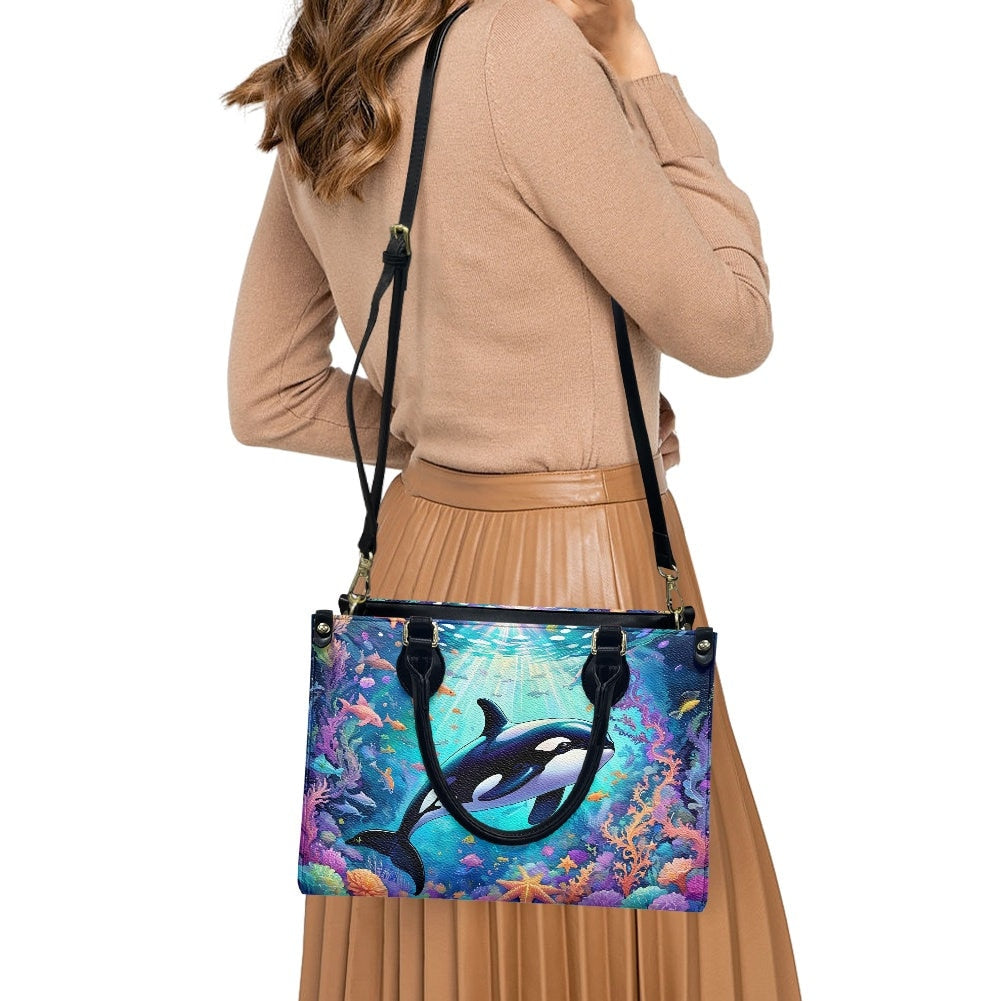 Orca whale bag purse