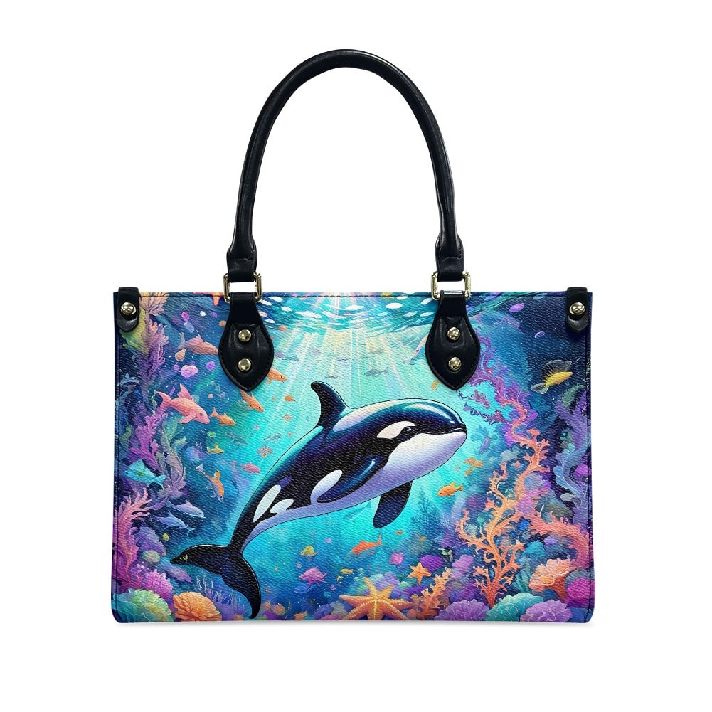 Orca whale bag purse