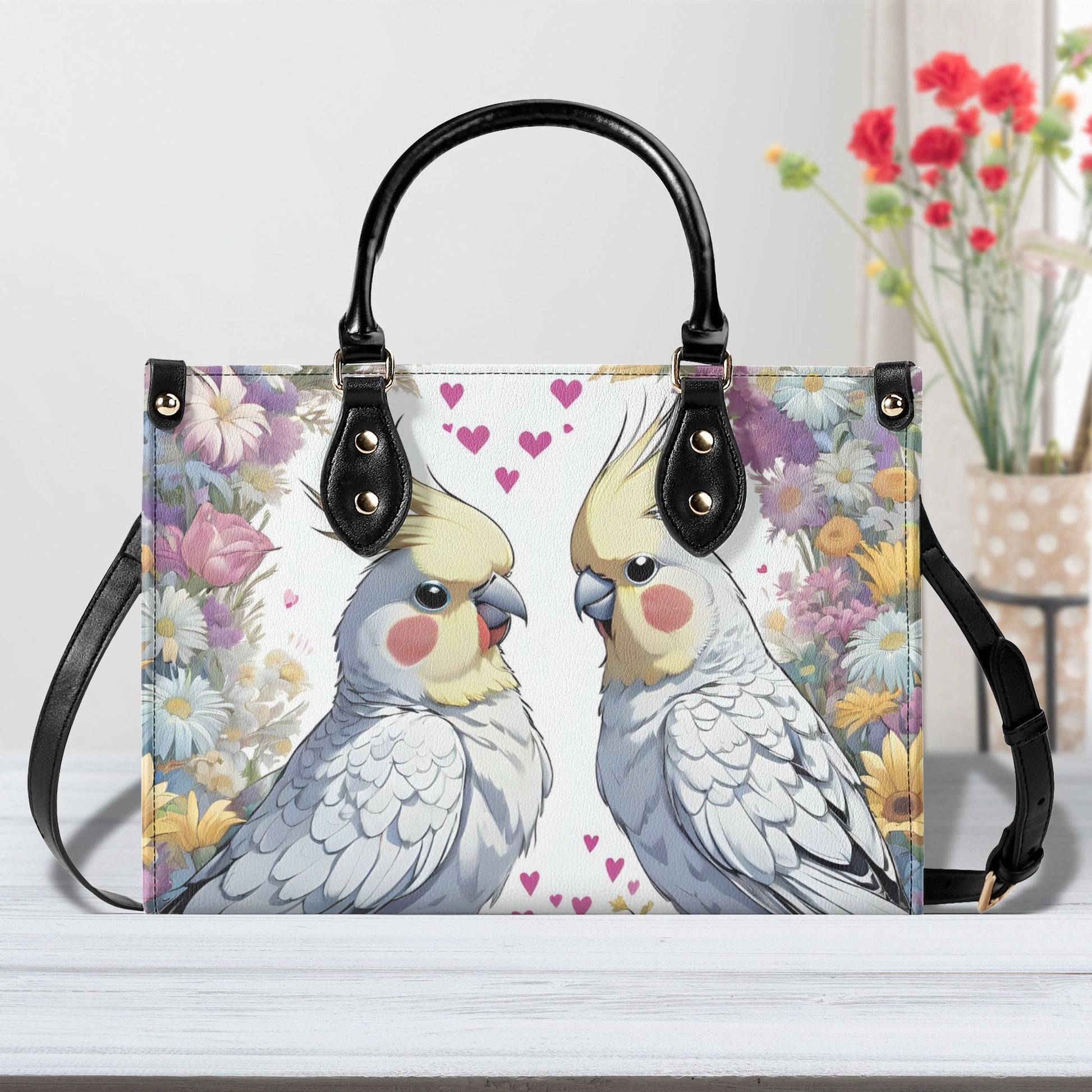 Cockatiel Women PU Leather Handbag