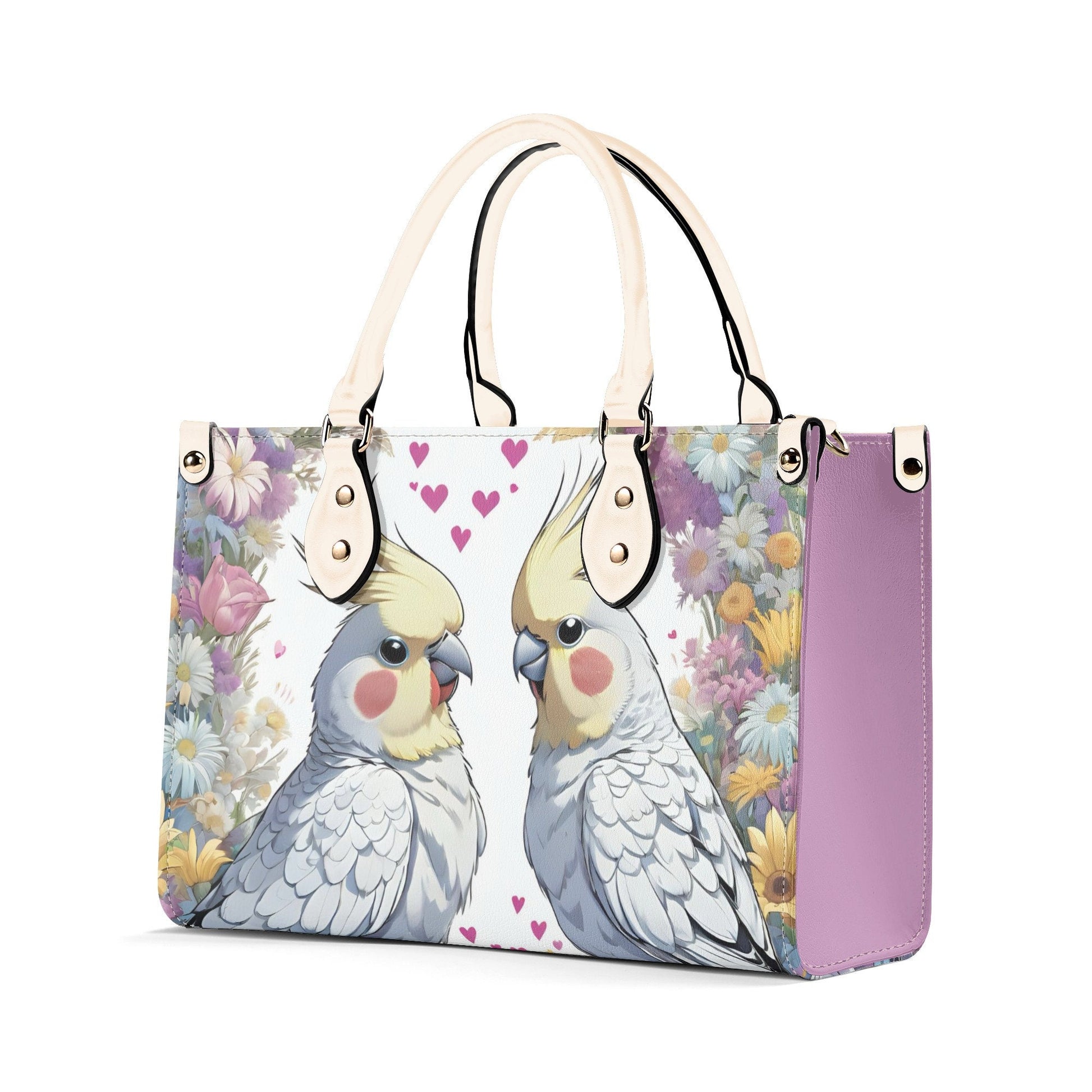 Cockatiel Women PU Leather Handbag