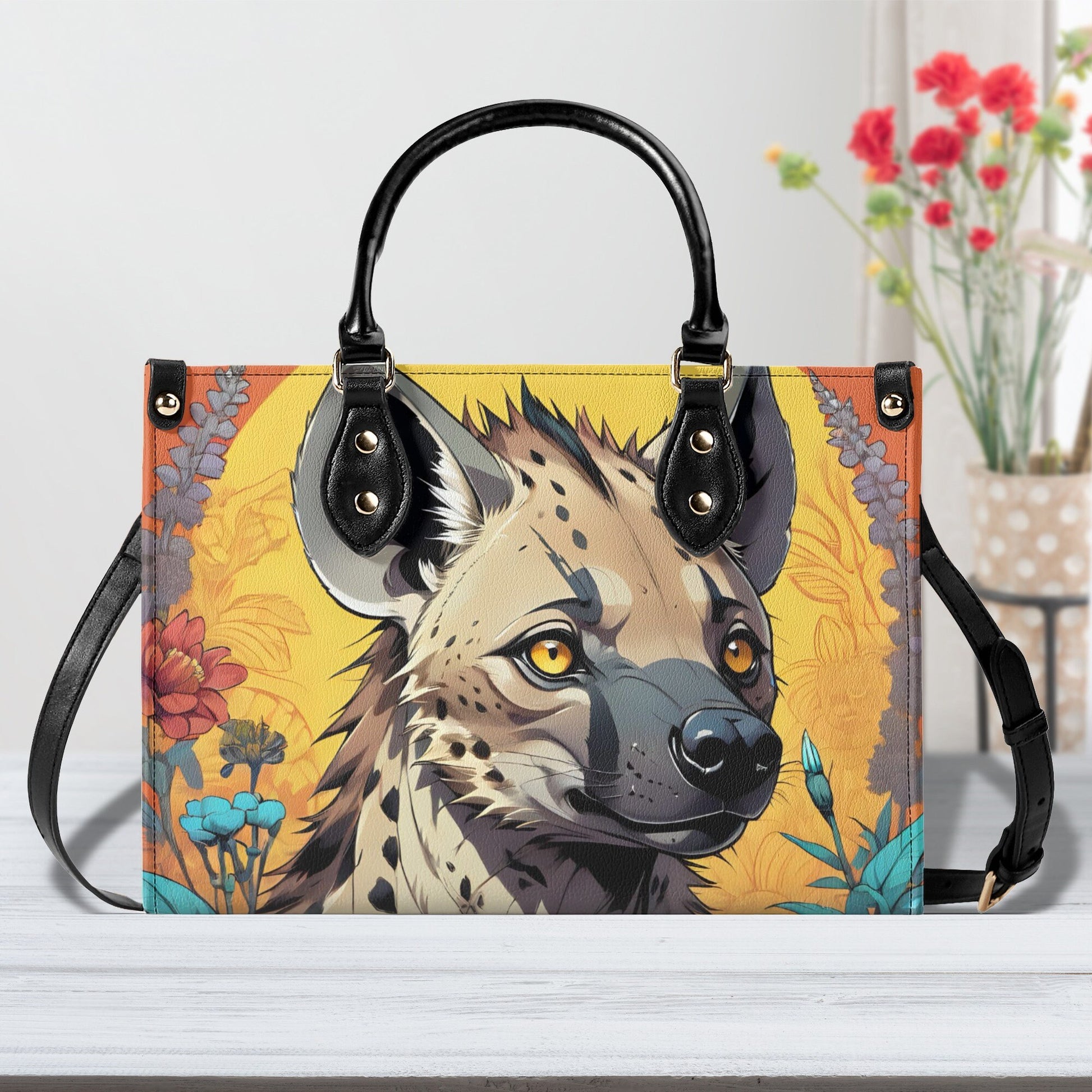 Hyena Women PU Leather Handbag