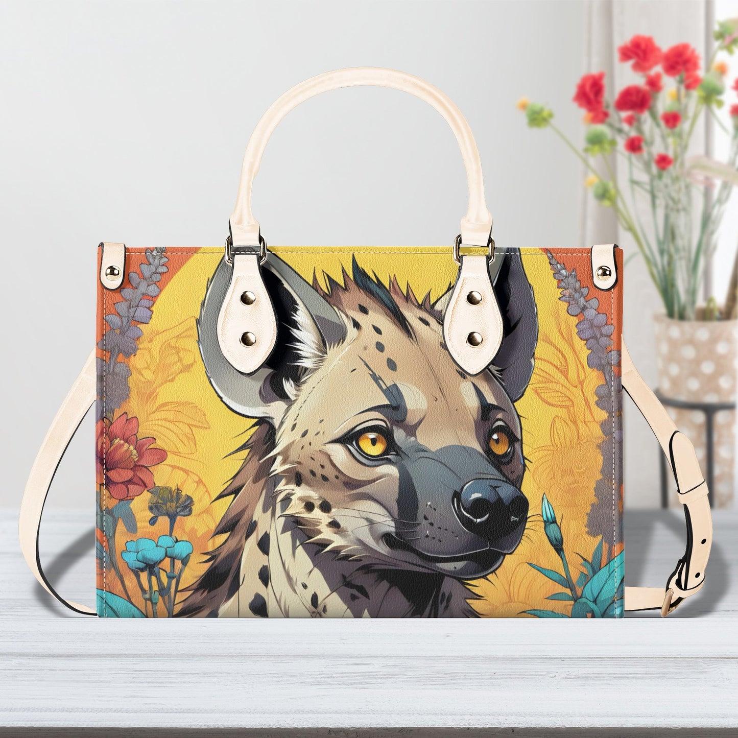 Hyena Women PU Leather Handbag