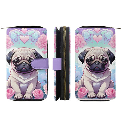 Pug Puppy Bag and wallet