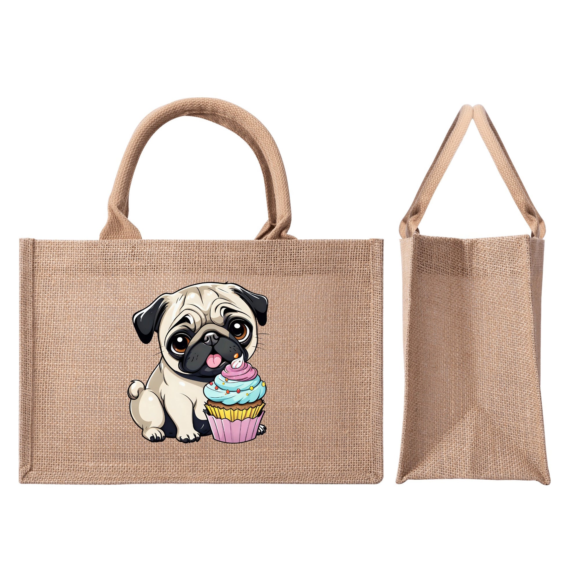 Custom Reusable Jute Burlap Tote Bags