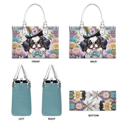 Japanese Chin bag purse tote