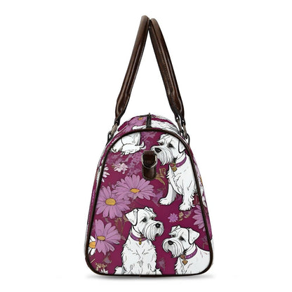 Schnauzer travel bag duffel bag