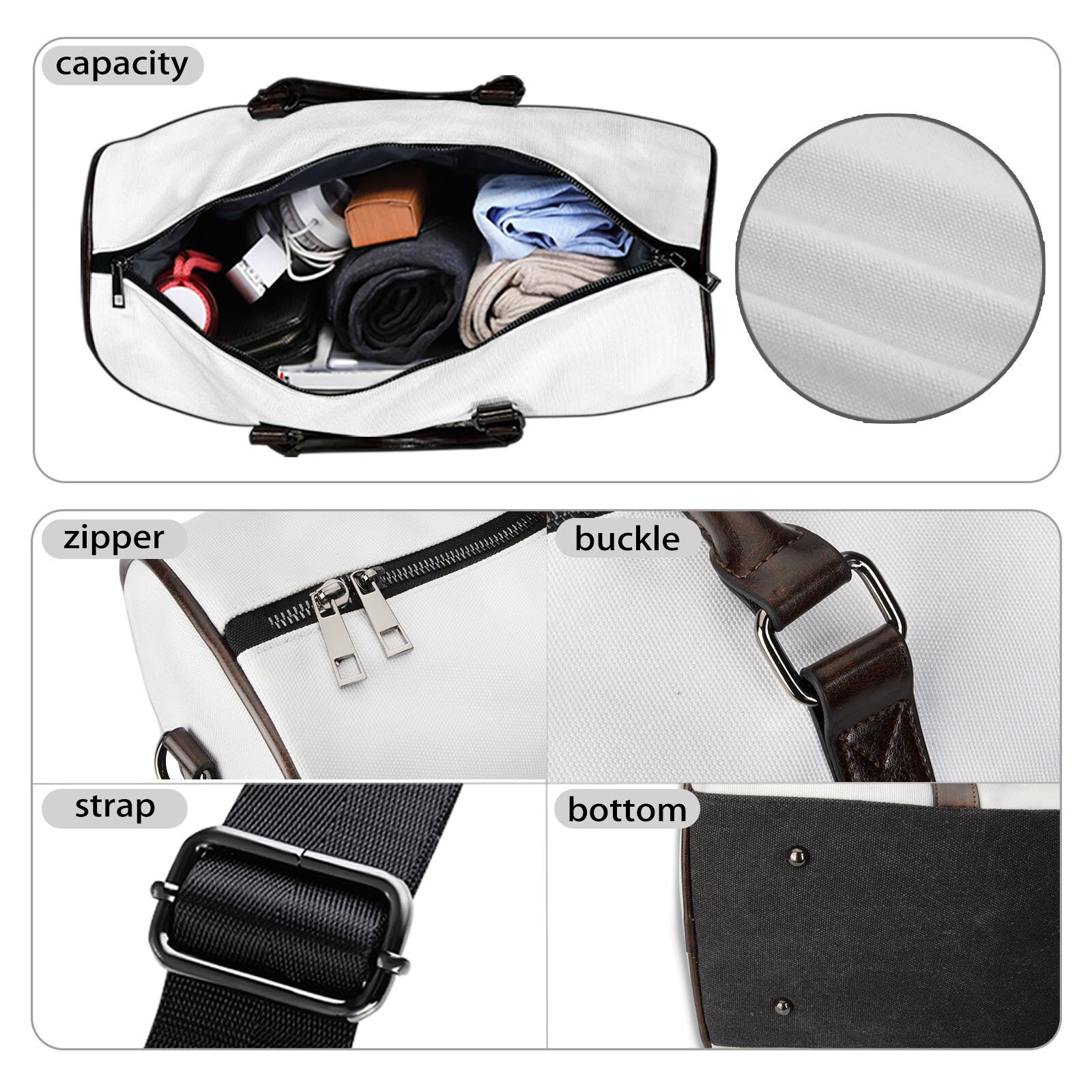 Schnauzer travel bag duffel bag