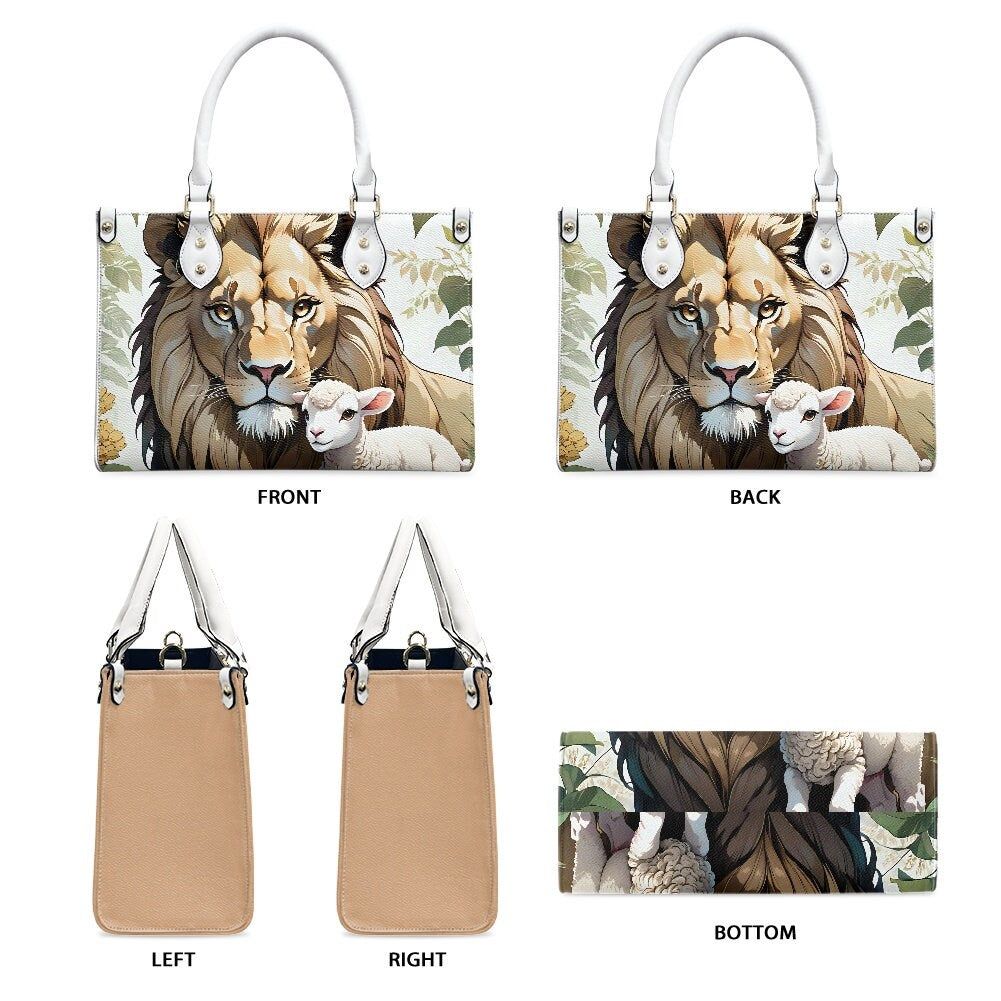 Lion and the lamb bag purse tote