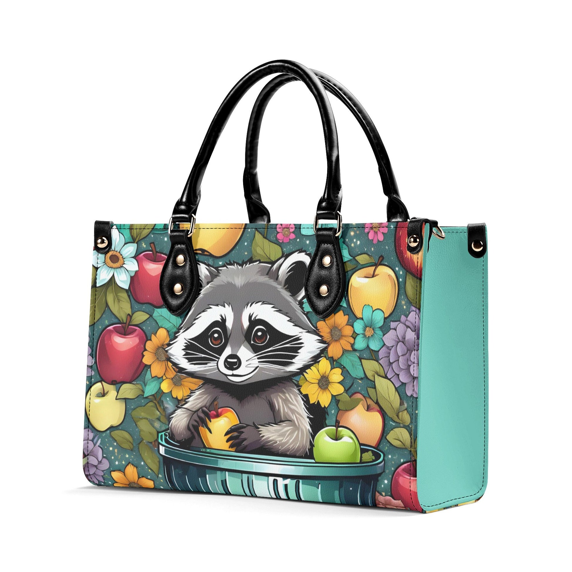 Racoon Women PU Leather Handbag