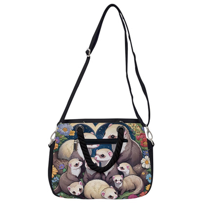 Ferret Buckle Tote Bag Purse