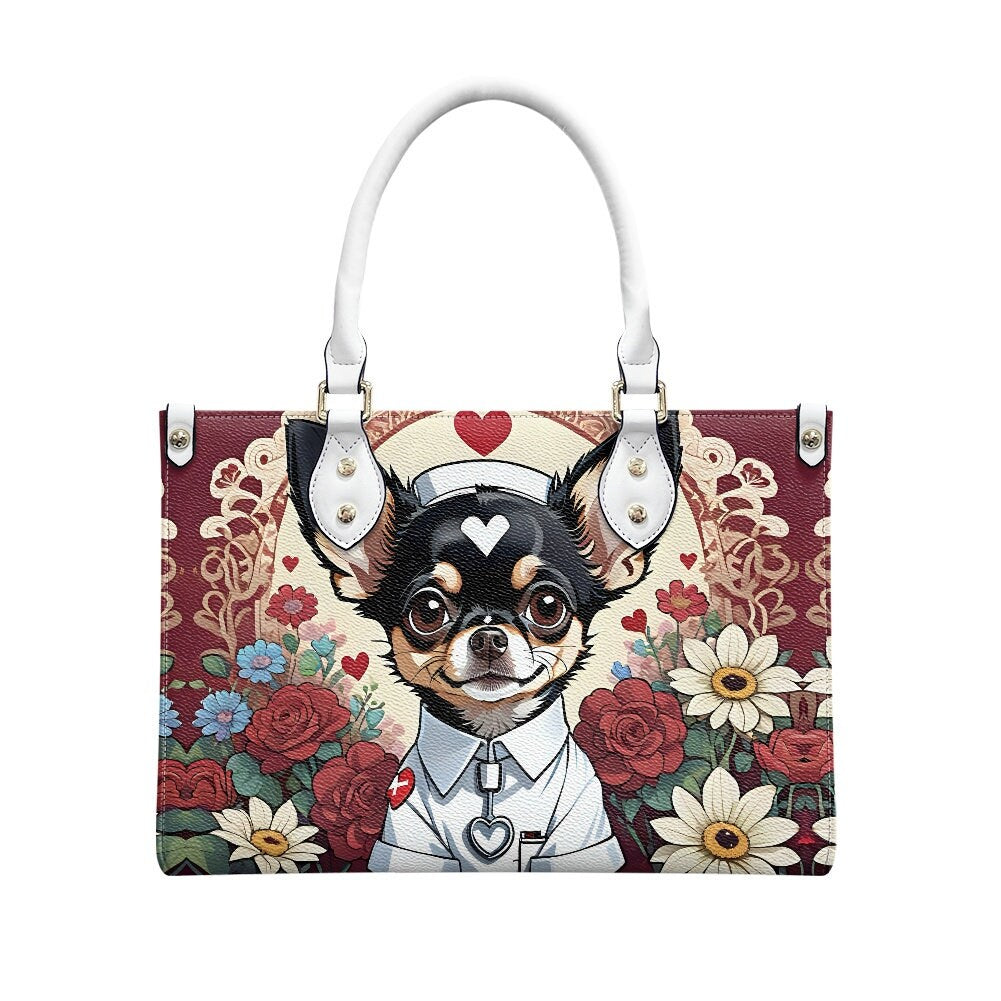 Chihuahua Nurse Bag Purse Tote Shoulder Bag Handbag