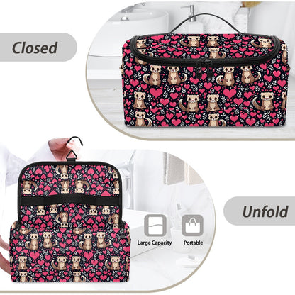 Ferret Printed Hair Dryer Bag Case Hair dryer traveling case Hair Dryer Bag For Hair Stylist Ferret Printed Hair Dryer Bag For Gift