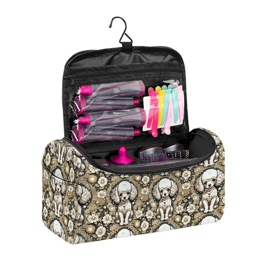 Poodle Printed Hair Dryer Storage Bag