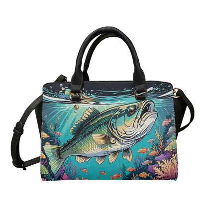 Bass Fish Purse Bag Tote