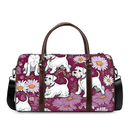 Schnauzer travel bag duffel bag