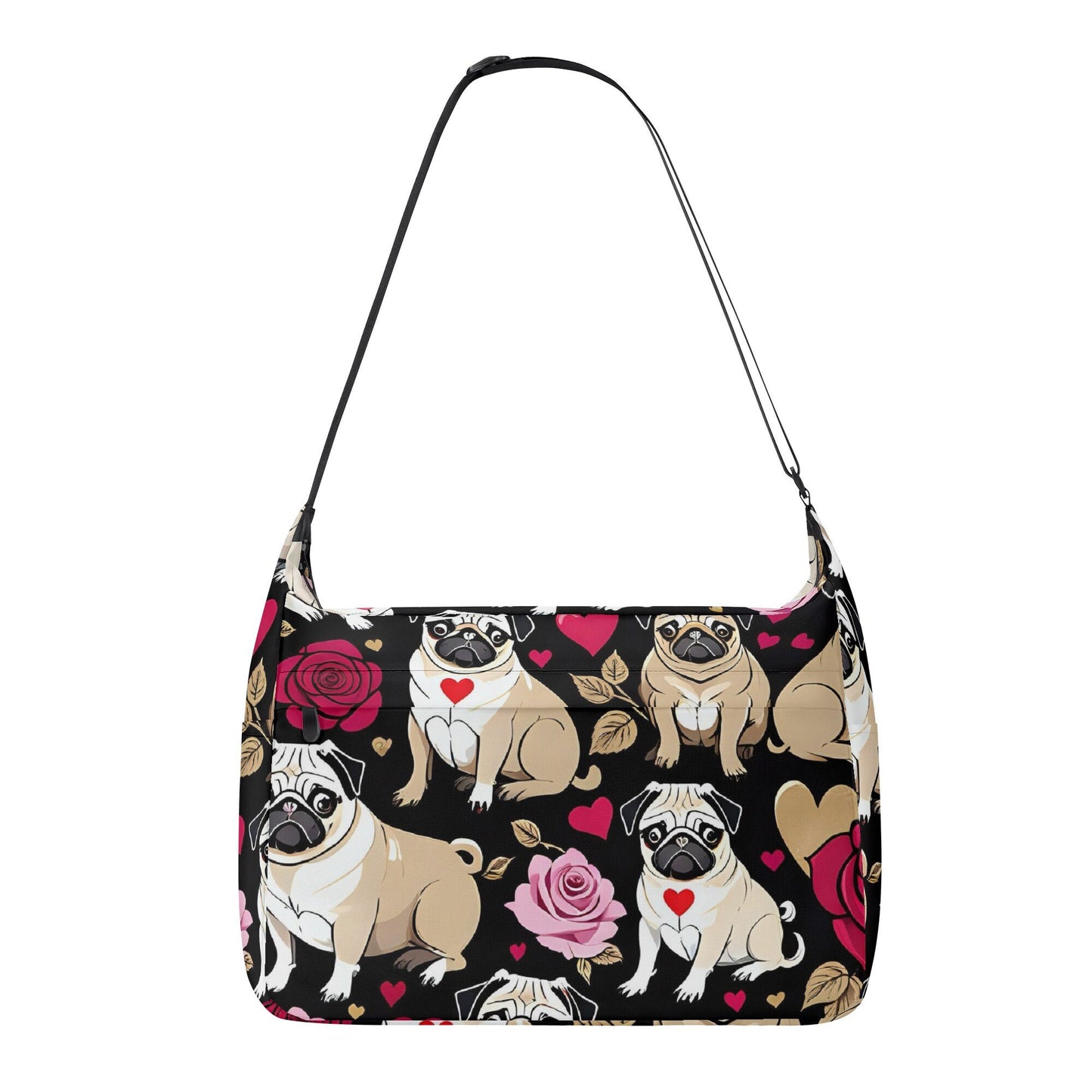 Pug Laptop Messenger & Shoulder Bag