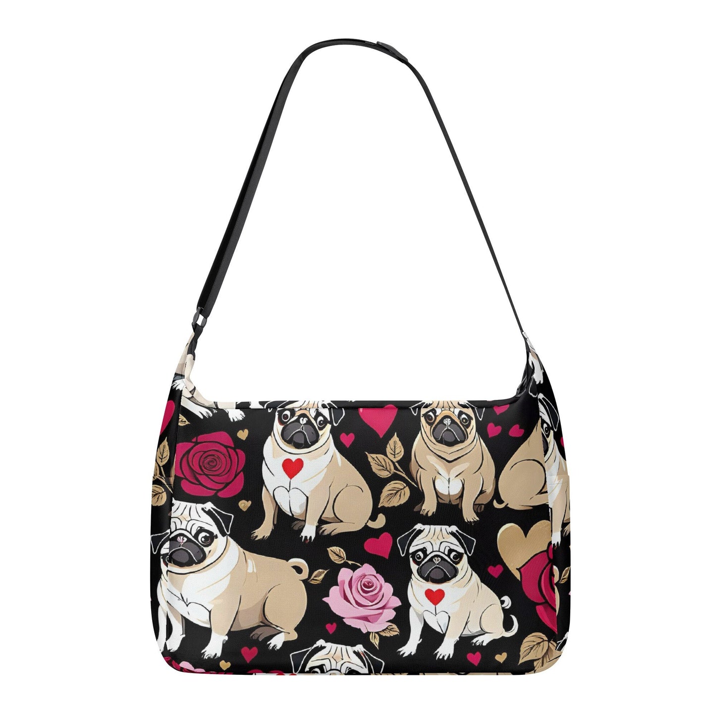 Pug Laptop Messenger & Shoulder Bag