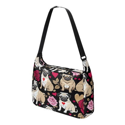 Pug Laptop Messenger & Shoulder Bag